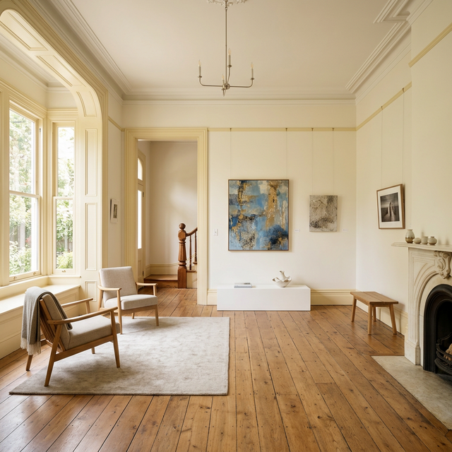 Interior of The Big Yellow House
